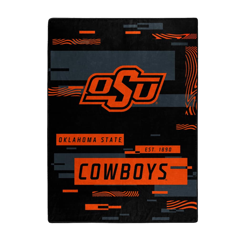 Digitize - Oklahoma State Raschel Throw