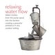 preview thumbnail 4 of 10, Alpine Corporation 28" Tall Outdoor 3-Tier Metal Garden Tools Water Fountain