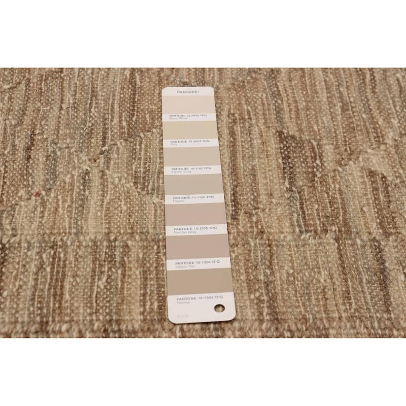 Ankara FW Taupe Kilim 5'3" x 8'1" - 5'3 x 8'1