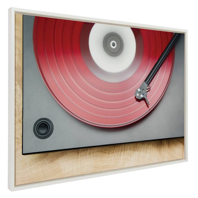 Kate and Laurel Sylvie Vinyl Framed Canvas by Emiko and Mark Franzen