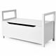 preview thumbnail 12 of 10, Costway Shoe Bench Storage Rack Cushion Seat Ottoman Bedroom Hallway - 34.3'‘ x 15.2'' x 19.3''