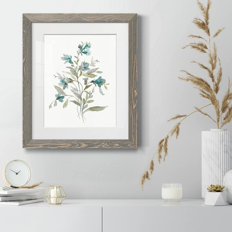 Linen Botanical III-Premium Framed Print - Ready to Hang