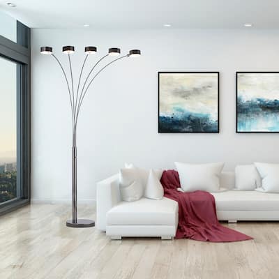 Micah Plus 88" Arc Floor Lamp With Dimmer - 88