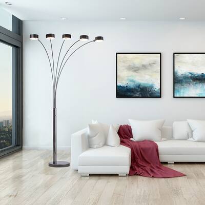 Micah Plus 88" LED Arc Floor Lamp With Dimmer - 88
