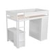 preview thumbnail 8 of 38, Merax Wood Loft Bed with Wardrobes and 2-Drawer Desk with Cabinet