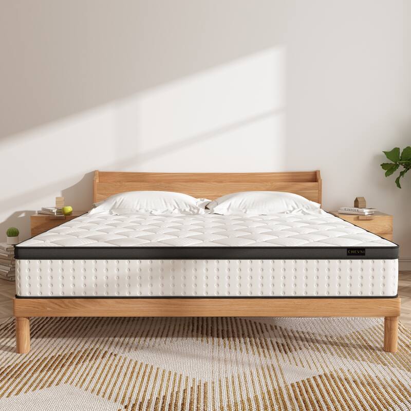 12" Medium Pillow Top Edge Support Spring Pocket Mattress