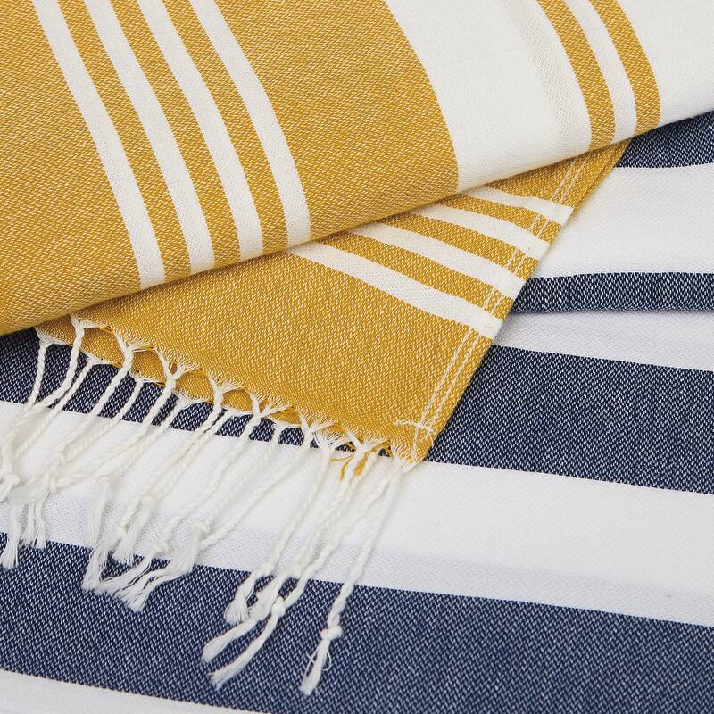 Oceanfront Resort Salty Stripe 4 Pack Sand Free Beach Towel