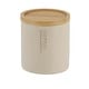 preview thumbnail 24 of 63, Sleek Cotton Pad Holder - Polyresin Bathroom Storage Container with Bamboo Lid - 4 L x 4 W x 4.6H