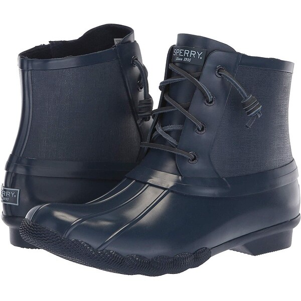 sperry women's saltwater flood duck booties