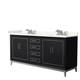 Option Black, Nickel Trim, Giotto Quartz Top