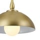 preview thumbnail 3 of 4, Kichler Lighting Fira 14 inch 1-Light Pendant Natural Brass and Black