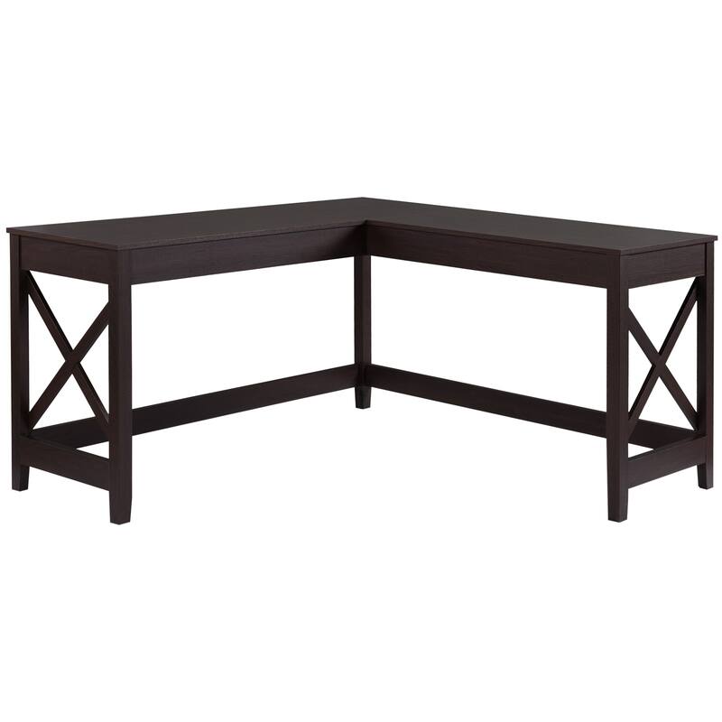 57" L-Shaped Corner Desk, Computer Home Office Desk and Writing Table