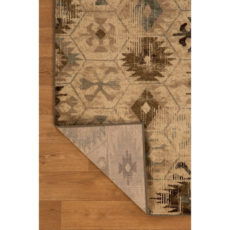Domani Chandra Southwestern Medallion Area Rug
