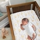 preview thumbnail 2 of 3, Lambs & Ivy Disney Baby Storytime Pooh 100% Cotton Fitted Crib Sheet - White