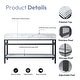 preview thumbnail 51 of 150, Ecija Bath Vanity, Metal Support with Composite Stone Top, no Mirror