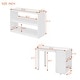 preview thumbnail 7 of 52, Solid Wood Loft Bed with Retractable Desk, Storage Stairs, Storage Drawers, and Shelves