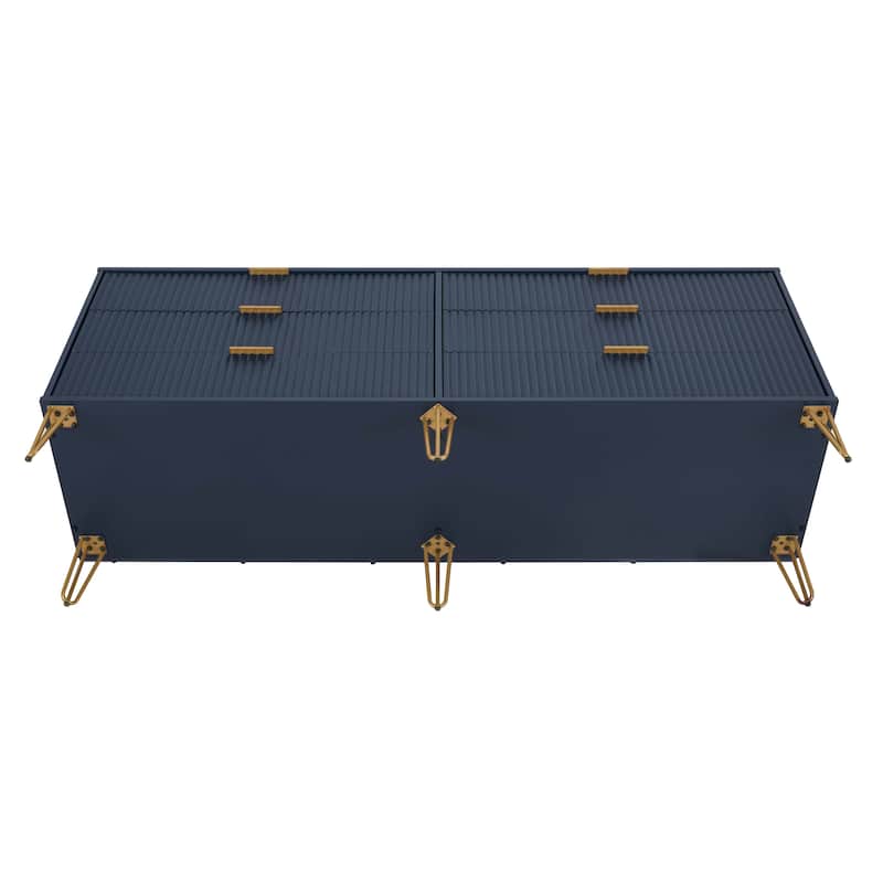 Manhattan Comfort Dumbo Modern 6-Drawer Double Low Dresser.