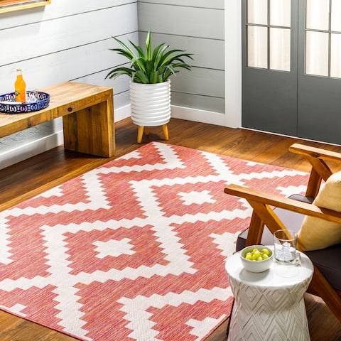 Amery Indoor/ Outdoor Chevron Area Rug