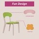 preview thumbnail 4 of 3, 3 Piece Kids Table and Chair Set, Toddler Set, Children Activity Table for Reading, Preschool, Drawing, Toddler, Playroom