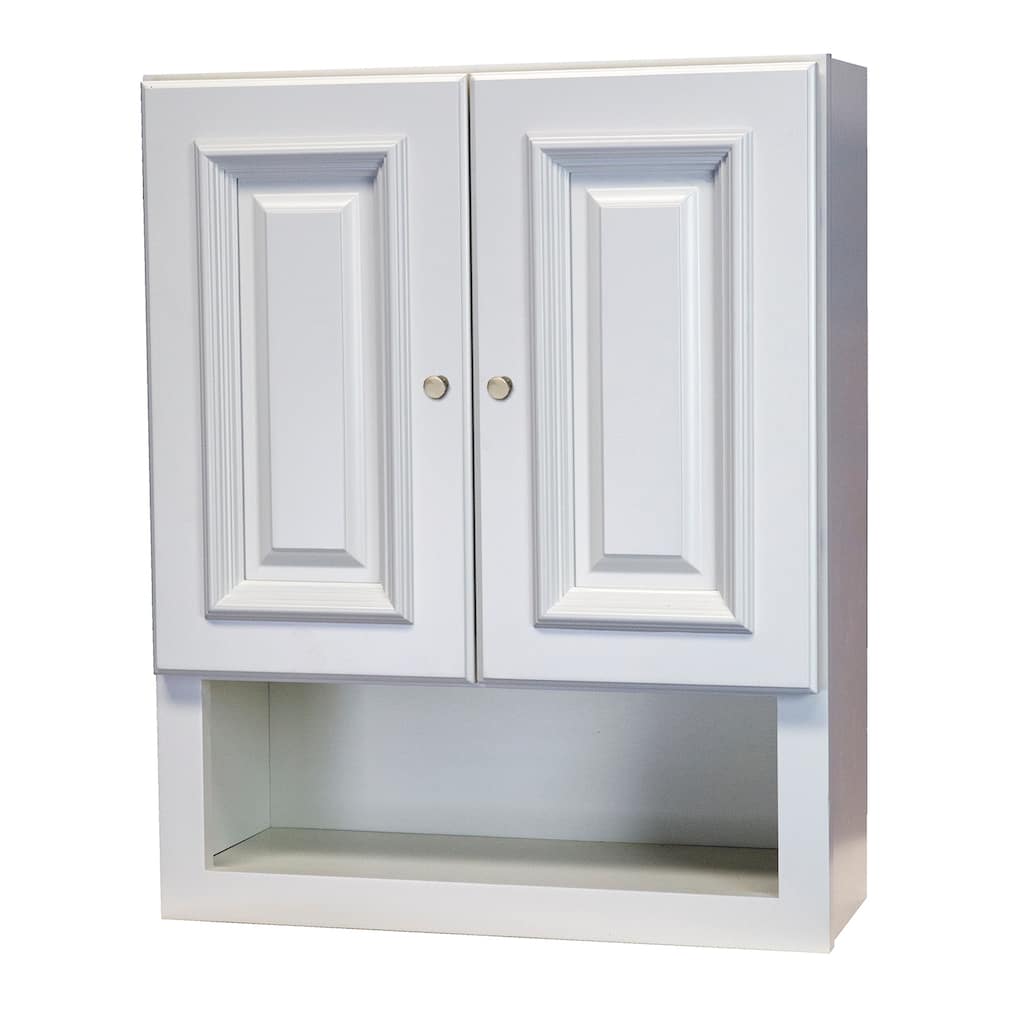 2126 Linen White Bathroom Wall Cabinet