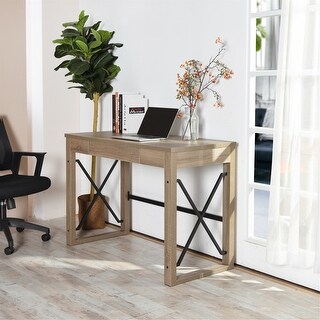 44-inch Industrial Writing Computer Desk - Bed Bath & Beyond - 35975757