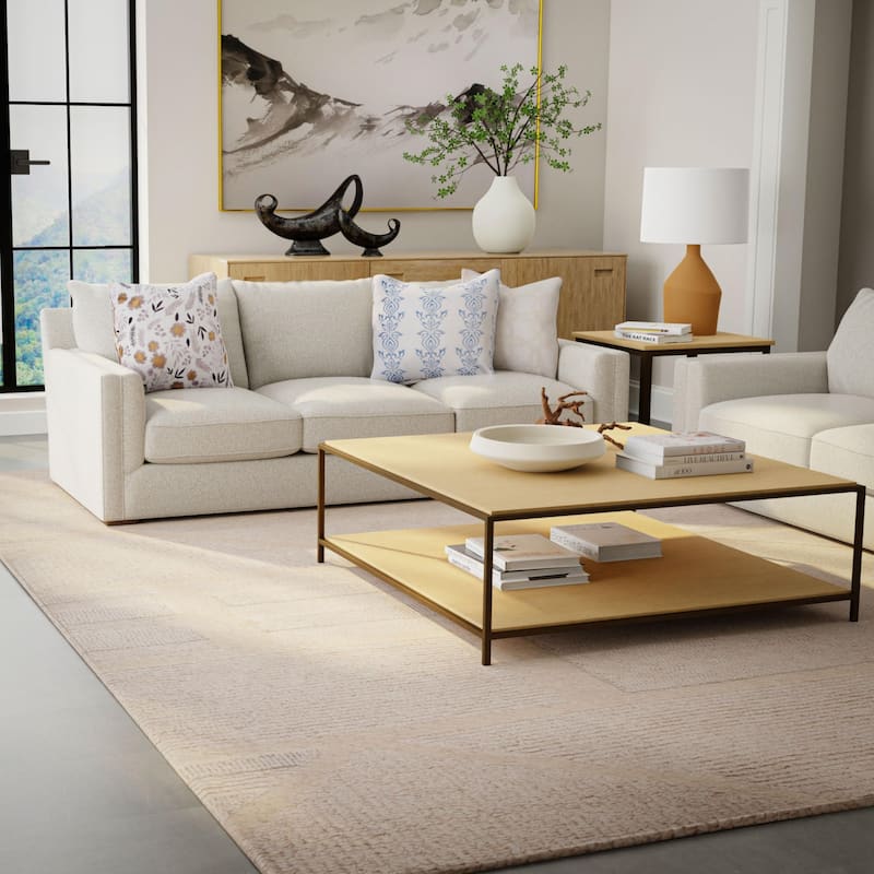 Alora Decor Lofton Geometric Hand-tufted Wool Rug