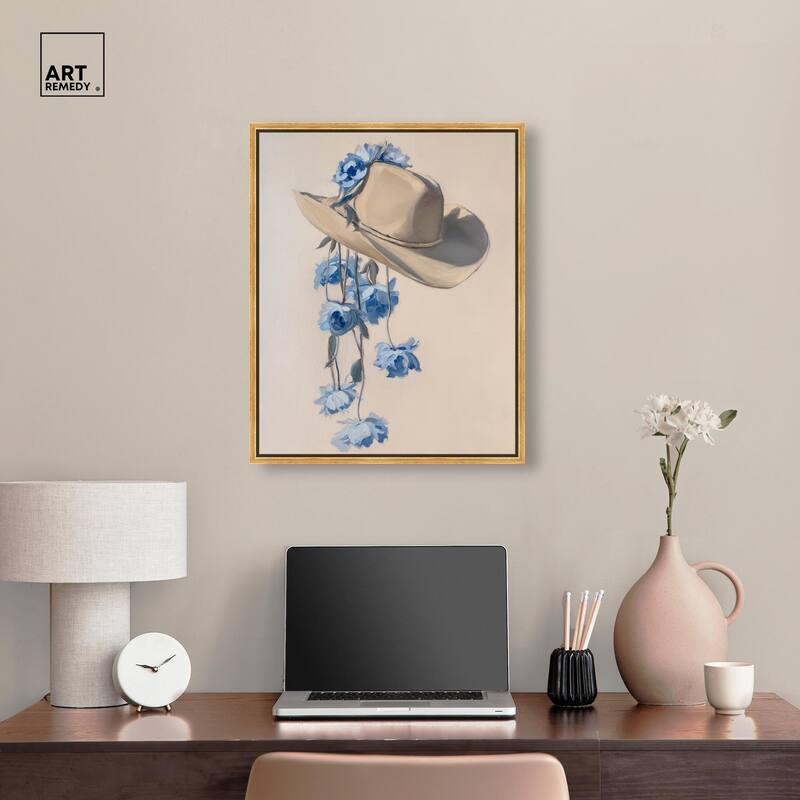 Brimming Blues II Canvas by Art Remedy