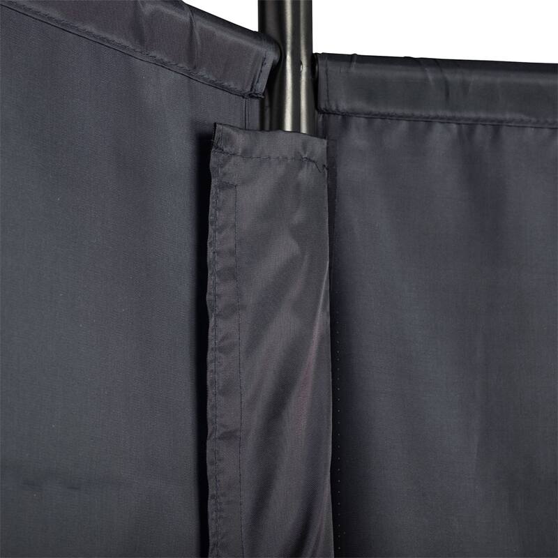 6 Ft 3Panel Portable Folding Privacy Screen w/ Metal Standing Bed Bath & Beyond 40104664