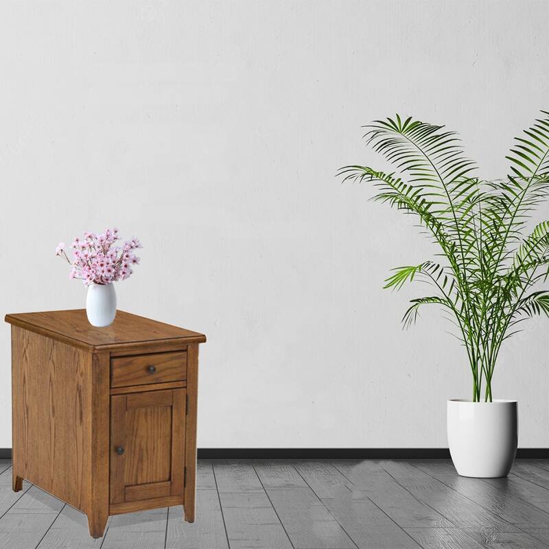 Chromcraft Peter Revington End Table in Chestnut Finish