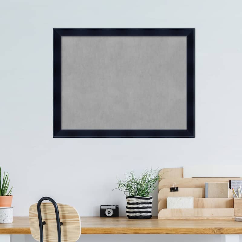 Amanti Art Madison Black Framed Magnetic Board