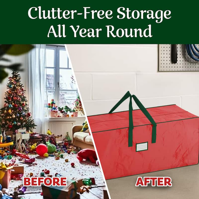 Christmas Tree Storage Bag - Protects Holiday Decorations & Artificial Trees by Elf Stor