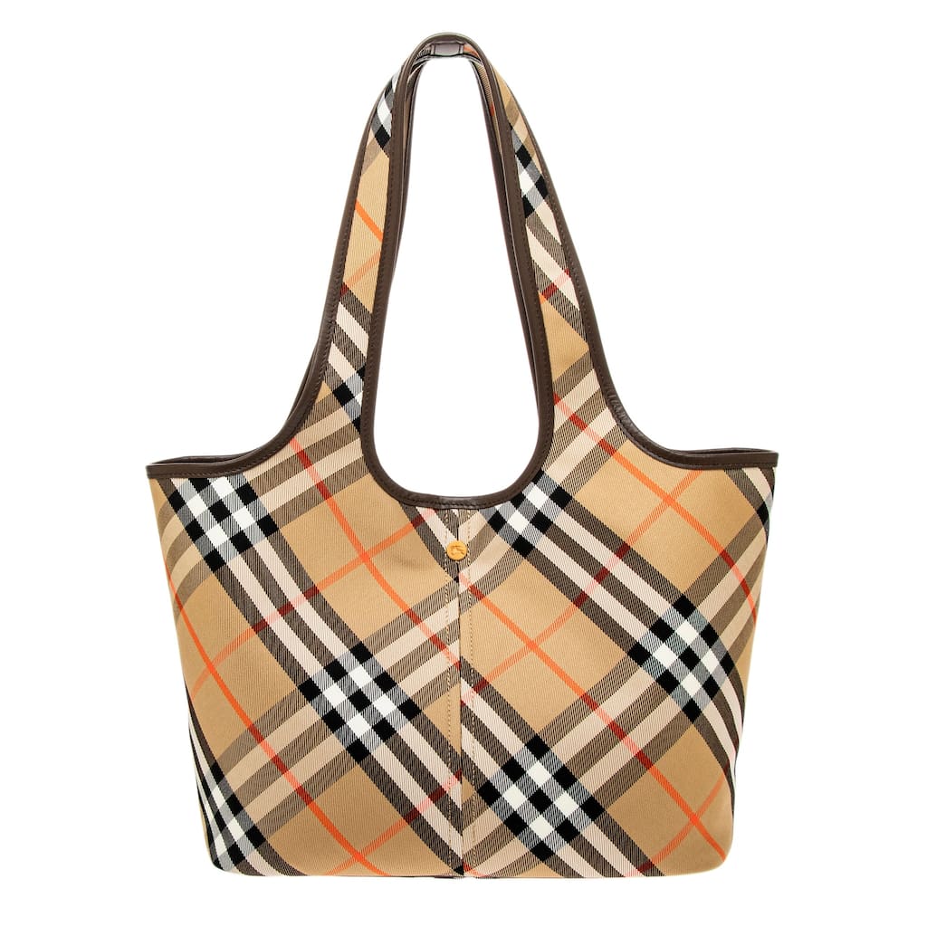 Burberry Small Check Tote