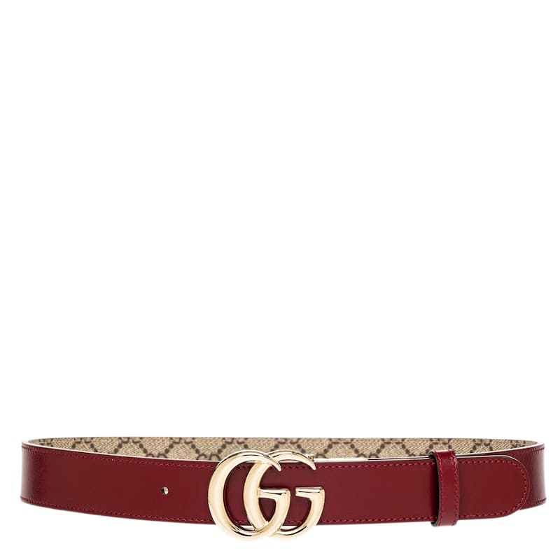 Gucci Reversible GG Marmont Wide Belt