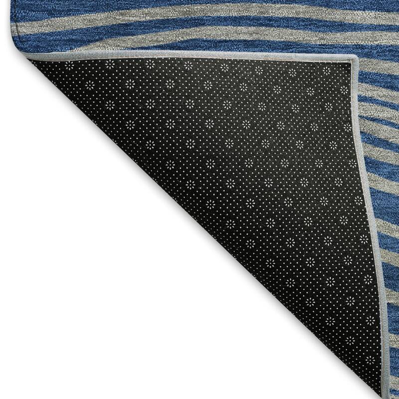 Machine Washable Indoor/ Outdoor Modern Arches Chantille Rug