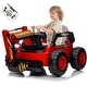 preview thumbnail 15 of 19, Ride On Excavator for Kids, 4WD Electric Excavator Toy, 12V Batter
