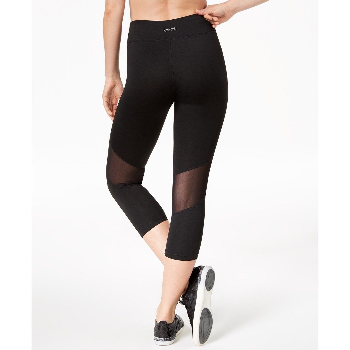 Shop Calvin Klein Performance Women S New High Rise Mesh Inset