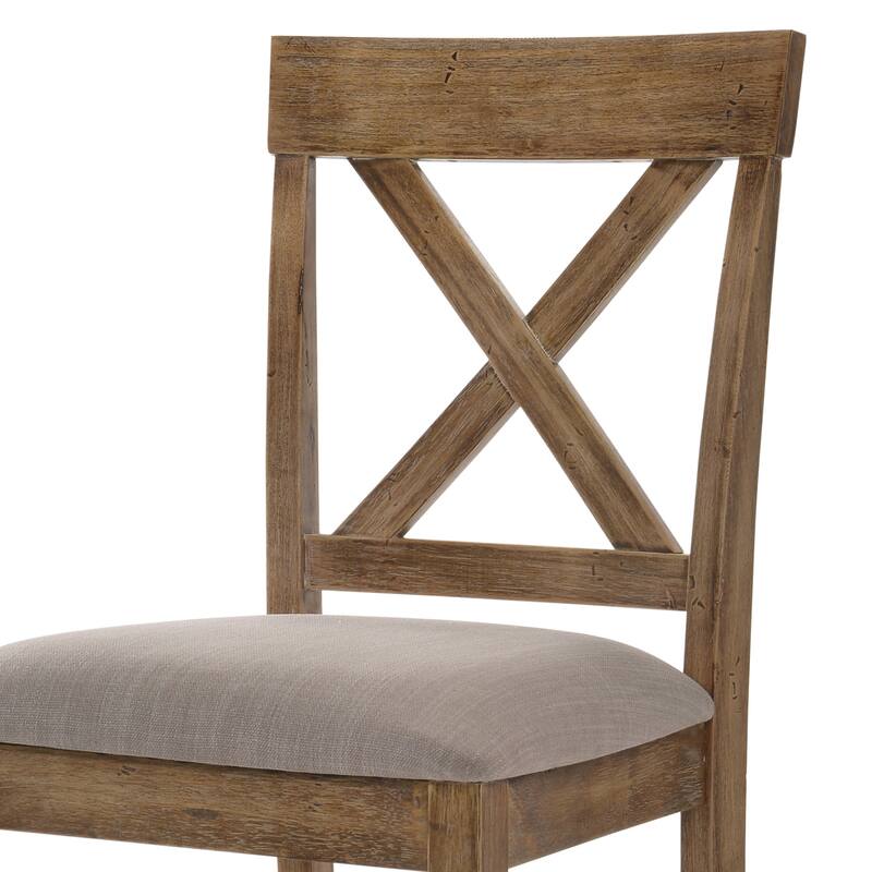 Forster Counter Height Stools with Cross Back (Set of 2) Bed Bath