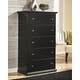 preview thumbnail 9 of 21, Signature Designs by Ashley Bostwick Shoals Dresser Black