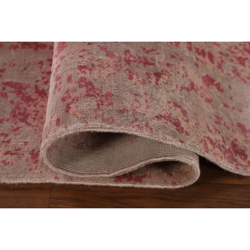 All-Over Abstract Modern Area Rug Handmade Wool Carpet - 6'6"x 9'9"