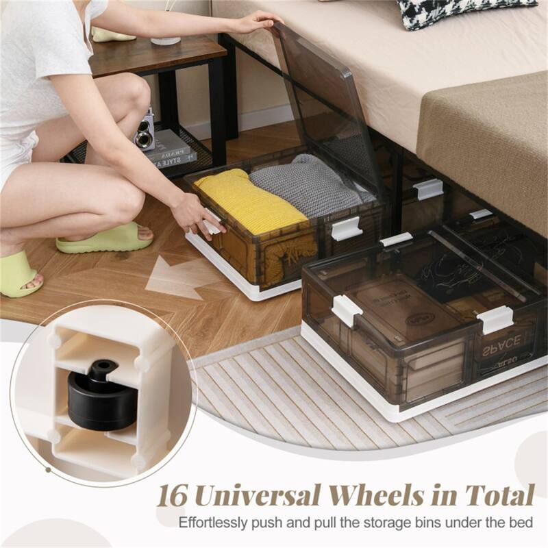 2 high-quality storage cabinets with wheels - Multi