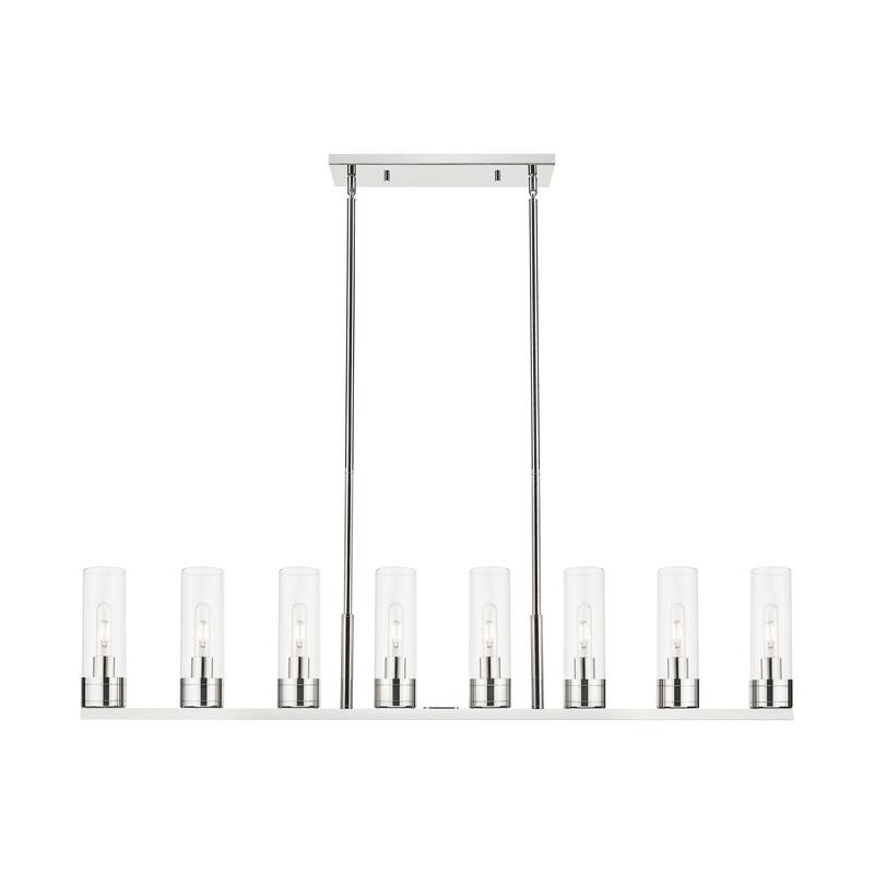 Innovations Lighting Downtown Urban - Boreas - 6 Light 48" Stem Hung Island Light with 8" Shades