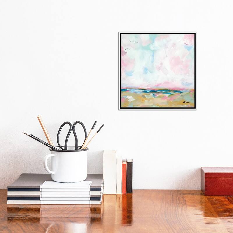 iCanvas "Beach Days I" by Jessica Mingo Framed Canvas Print