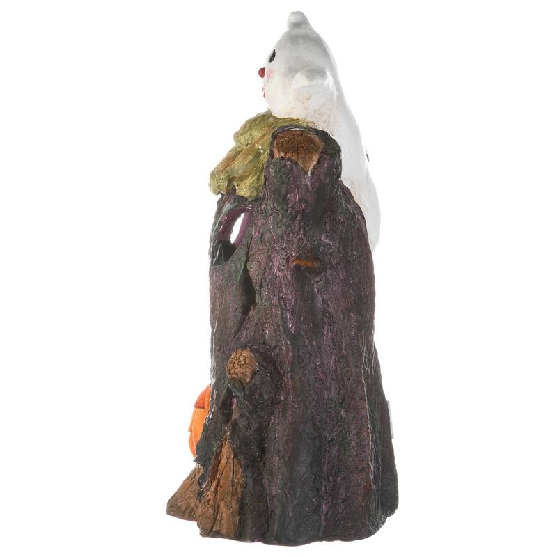 National Tree Company Halloween Haunted Tree Trunk Decoration, LED Lights, 18 Inches - 8 in