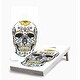 preview thumbnail 1 of 5, Sugar Skull One Cornhole Game (Choose Wraps or Boards) 2x4 Boards (24" x 48") - Include ALL Accessories