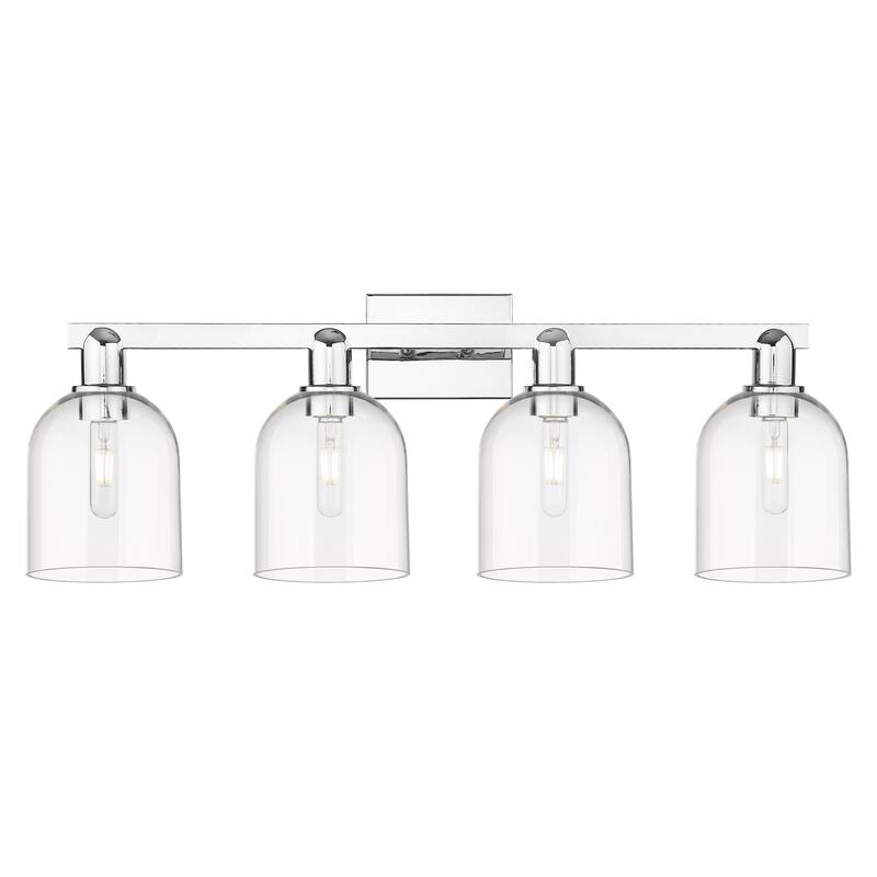 Innovations Lighting Endless Possibilities Arcadia - Bella - 4 Light 33" Bath Vanity Light - Clear/Polished Chrome