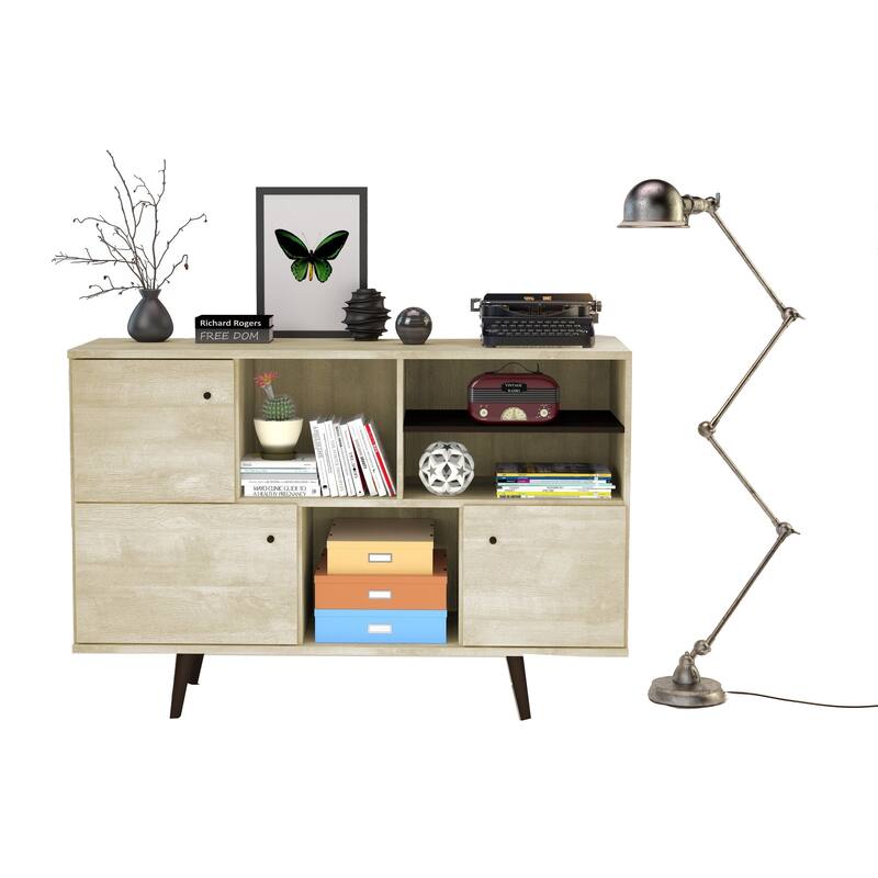 Carson Carrington Hitra Mid-century 3-cabinet Buffet