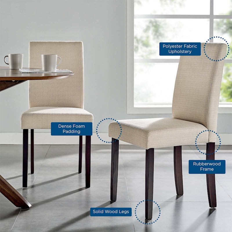 Copper Grove Piskent Upholstered Armless Side Chairs (Set of 2)
