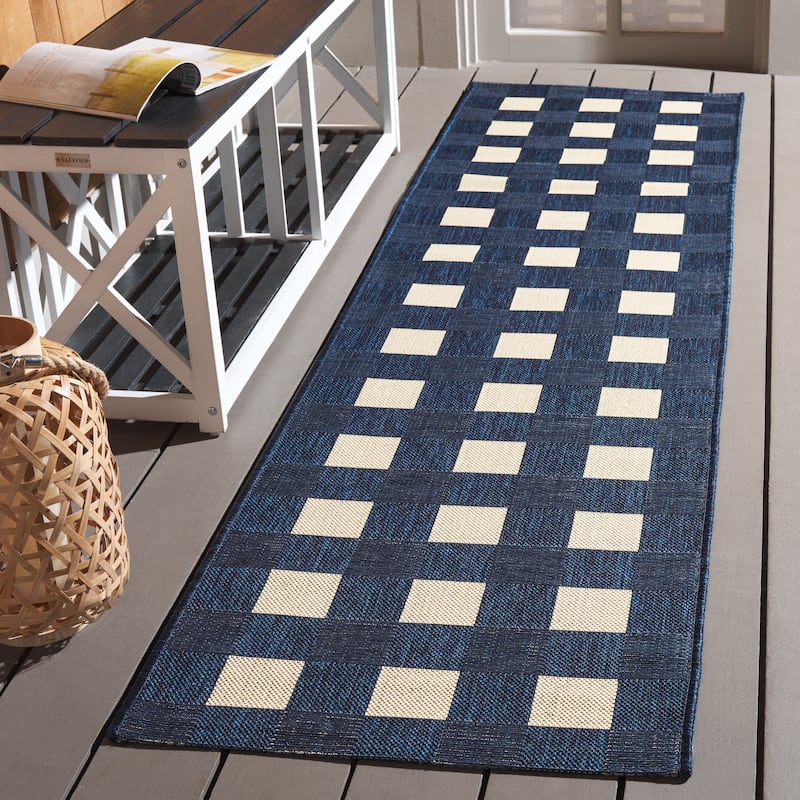 SAFAVIEH Courtyard Meryem Indoor/Outdoor Washable Backyard Patio Rug