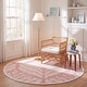 preview thumbnail 96 of 102, SAFAVIEH Handmade Capri Ilianka Wool Rug 3' Round - Pink/Ivory - Round