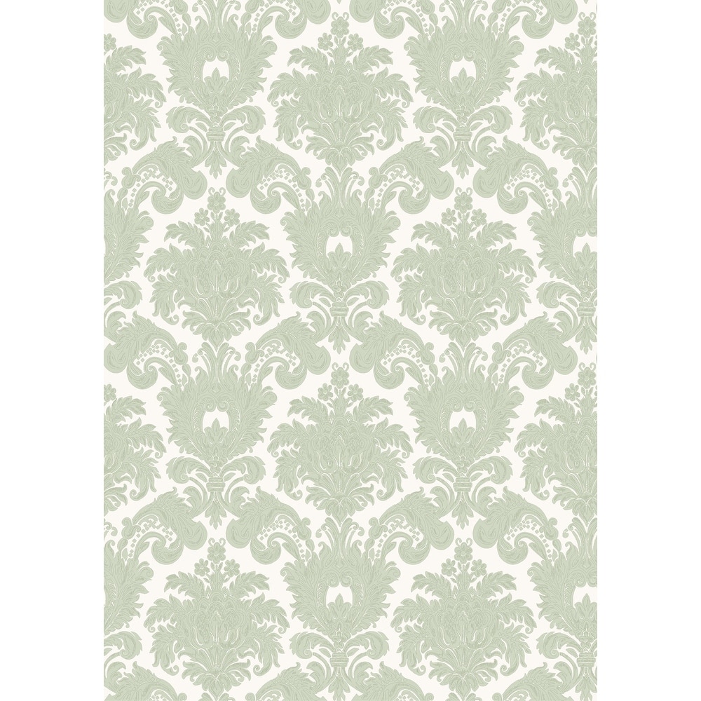 Galerie Wallcoverings Italian Classics 4 Collection Embossed Classic Damask Vinyl on Non-woven Matte Wallpaper Roll